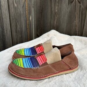 Ariat Cruiser Palm Brown Serape Slip-On Shoe Size 11